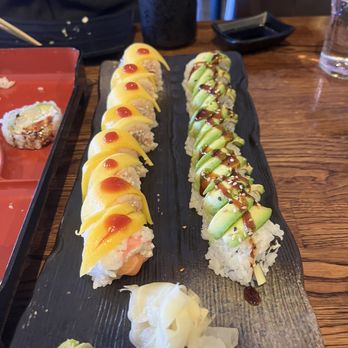 Asaka Sushi & Bar - Mango tango (#20) + Caterpillar (#7) - Sushi Bars Near Me - Berkeley, California