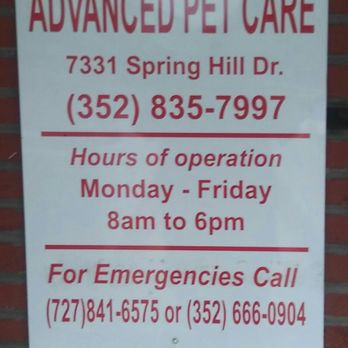 Advanced Pet Care - Veterinarians Near Me - Spring Hill, Florida Advanced Pet Care - Veterinarians Near Me - Spring Hill, Florida