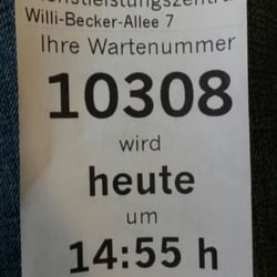 Bürgerbüro Düsseldorf - Terminvorgabe