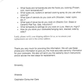 Calphalon Calphalon Warranty Return - Appliances Near Me - Bowling Green, Ohio