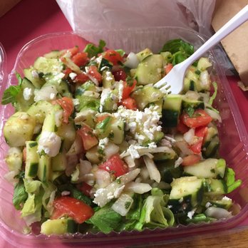 Falafel Place - Cucumber salad. - Falafel Near Me - Somerville, Massachusetts