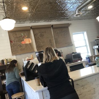 Good Grounds Coffee - Menu on wall - Coffee & Tea Near Me - Almont, Michigan
