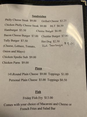 Menu photo 1 West Creek Roadhouse Berkshire, NY