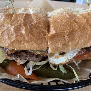 La Plancha - La Plancha burger - Mexican Near Me - Austin, Texas