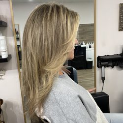 Proper Beauty Ojai - I wish I had taken a before but trust me when I say, my hair was kind of a mess!