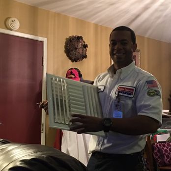 Service Champions - Landon is back installing a new vent. Great service thank you - Heating & Air Conditioning/HVAC Near Me - Brea, California Service Champions - Landon is back installing a new vent. Great service thank you - Heating & Air Conditioning/HVAC Near Me - Brea, California