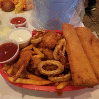 The Shrimp Lover - Fried Ocean - 2x Fried Fish, 4x Fried Oysters, 4x Fried Shrimp, and Calamari with Cajun Fries. Satisfactory. - Cajun/Creole Near Me - Hollywood, California The Shrimp Lover - Fried Ocean - 2x Fried Fish, 4x Fried Oysters, 4x Fried Shrimp, and Calamari with Cajun Fries. Satisfactory. - Cajun/Creole Near Me - Hollywood, California