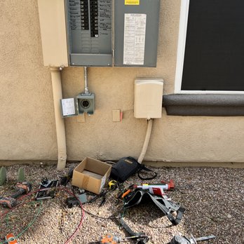 Buddy Heilig & Sons Electric - Work in progress. Technician came with everything needed to execute the install perfectly. - Electricians Near Me Buddy Heilig & Sons Electric - Work in progress. Technician came with everything needed to execute the install perfectly. - Electricians Near Me