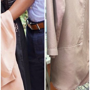 Cobblestone Cleaners - Before and after pic of the blazer the was completely ruined! - Laundry Services Near Me - Jacksonville, Florida Cobblestone Cleaners - Before and after pic of the blazer the was completely ruined! - Laundry Services Near Me - Jacksonville, Florida