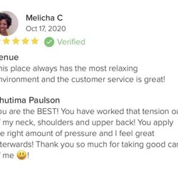 Chutima Massage - Reviews from my customer