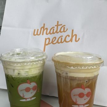 Whata Peach - Matcha Einspanner Latte (Iced) and Einspanner Latte (Iced) Uber Eats Delivery! - Juice Bars & Smoothies Near Me - Studio City, California Whata Peach - Matcha Einspanner Latte (Iced) and Einspanner Latte (Iced) Uber Eats Delivery! - Juice Bars & Smoothies Near Me - Studio City, California