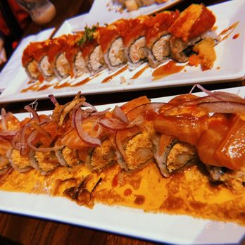 Mr. Sushi - Fire Ball Salmon Roll - Sushi Bars Near Me - Valencia, California Mr. Sushi - Fire Ball Salmon Roll - Sushi Bars Near Me - Valencia, California