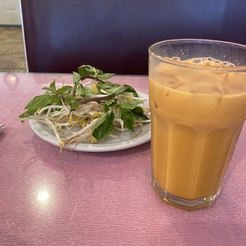 Pho Kien Giang - Thai tea $2.50 , sprouts, and basil - Vietnamese Near Me - Pinellas Park, Florida Pho Kien Giang - Thai tea $2.50 , sprouts, and basil - Vietnamese Near Me - Pinellas Park, Florida