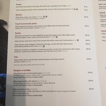 Jedna báseň - Menu - Modern European Near Me - Brno, JM