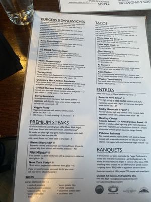 Menu photo 1 Quandary Grille Breckenridge, CO Menu photo 1 Quandary Grille Breckenridge, CO
