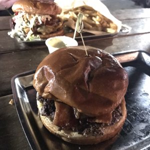 Photo of Uneeda Burger - Seattle, WA, United States. Big Bison and Big Star with Fries