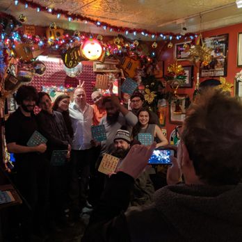 Bernice's Tavern - a group of people in a bar - Dive Bars Near Me - Chicago, Illinois