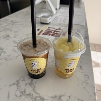 Kittea Cafe - brown sugar milk tea  coco mango dream - Bubble Tea Near Me - San Leandro, California