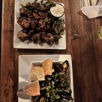 Rustic Roots - Sticky sesame cauliflower & Cajun mussels - Gastropubs Near Me - Burlington, Wisconsin Rustic Roots - Sticky sesame cauliflower & Cajun mussels - Gastropubs Near Me - Burlington, Wisconsin