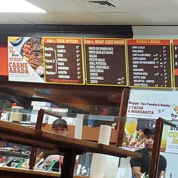 Mexica Burrito Grill - menu and prices - Mexican Near Me - Tewksbury, Massachusetts