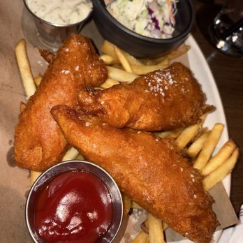 Culinary Dropout - Beer Battered Fish & Chips - New American Near Me - Indianapolis, Indiana