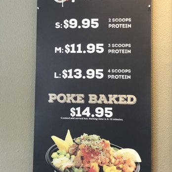 Poke Don - Pricing - on the higher side, especially with add-ons - Seafood Near Me - San Ramon, California