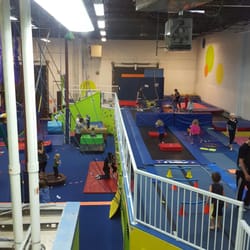 Flip Factory - From upstairs viewing / coffee area