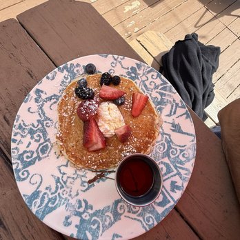 Kitchen & Vine - Regular pancakes- husband say they may be the best pancakes he's ever had! - American Near Me - San Luis Obispo, California Kitchen & Vine - Regular pancakes- husband say they may be the best pancakes he's ever had! - American Near Me - San Luis Obispo, California