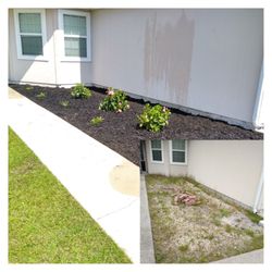 Agape Outdoor Services - Curb appeal! Before and after.
