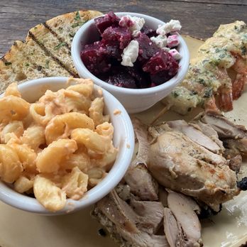 Urban Plates - Grilled Cage Free Chicken, Macaroni & Cheese, Beet Salad W. Goat Cheese and garlic shrimp - Salad Near Me - Pleasant Hill, California Urban Plates - Grilled Cage Free Chicken, Macaroni & Cheese, Beet Salad W. Goat Cheese and garlic shrimp - Salad Near Me - Pleasant Hill, California