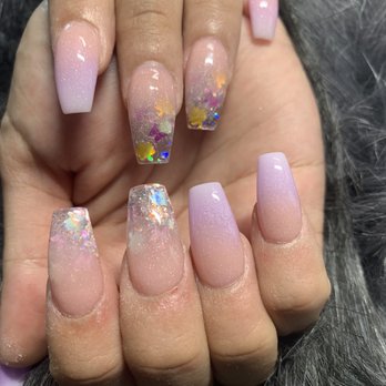 Shiny Nails - Ombré glitter - Nail Salons Near Me - Carson, California Shiny Nails - Ombré glitter - Nail Salons Near Me - Carson, California