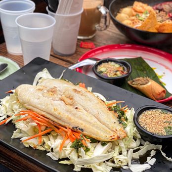 Khao Nom - Grilled Fish Salad - Desserts Near Me - Elmhurst, New York Khao Nom - Grilled Fish Salad - Desserts Near Me - Elmhurst, New York
