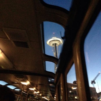 Seattle Center Monorail - Arriving - Public Transportation Near Me - Seattle, Washington