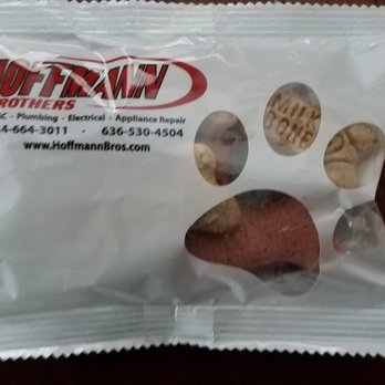 Hoffmann Brothers - They left treats for my dog, who was a very good girl during their visit! - Heating & Air Conditioning/HVAC Near Me - Brentwood, Missouri Hoffmann Brothers - They left treats for my dog, who was a very good girl during their visit! - Heating & Air Conditioning/HVAC Near Me - Brentwood, Missouri