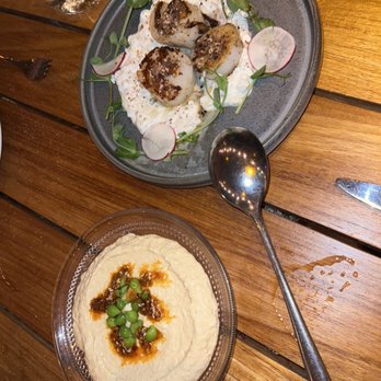 Zaytinya - Scallops and hummus - Greek Near Me - Miami Beach, Florida
