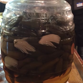 The Salt Lick BBQ - Pickle jar - Barbeque Near Me - Driftwood, Texas