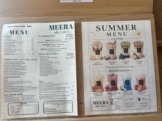 Menu photo 2 Meera Coffee & Plants Simi Valley, CA
