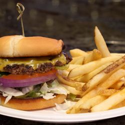 Spokane Tribe Resort & Casino - Smash Burger and Fries at Caesar's Sports Grill and Bar