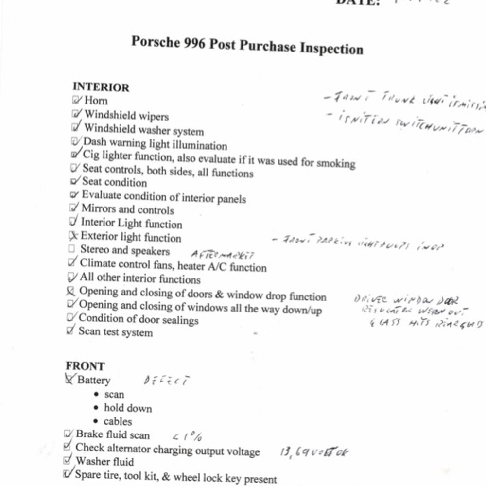 Hi-Tec Automotive - Initial Inspection PG. 1 12/1//22 - Car Dealers Near Me - San Rafael, California
