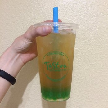 Tastea - white something tea drink - basically just black tea and boba - Juice Bars & Smoothies Near Me - Garden Grove, California Tastea - white something tea drink - basically just black tea and boba - Juice Bars & Smoothies Near Me - Garden Grove, California