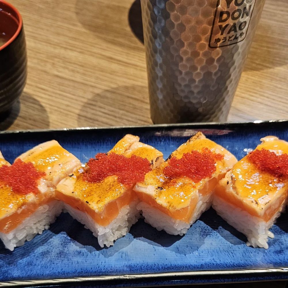You Don Ya - Sake-Oshizushi (6pcs) - Japanese Near Me - Toronto, Ontario You Don Ya - Sake-Oshizushi (6pcs) - Japanese Near Me - Toronto, Ontario