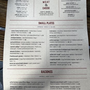 Gypsy Kitchen - Dinner menu woth tapas - Spanish Near Me - Atlanta, Georgia