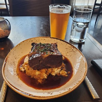 Cedar + Stone, Urban Table - Short Ribs & Grits. - New American Near Me - Bloomington, Minnesota