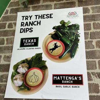 Mattenga's Pizzeria Wilderness Oak - Probably the best ranch dips that I have ever tried! - Pizza Near Me - San Antonio, Texas Mattenga's Pizzeria Wilderness Oak - Probably the best ranch dips that I have ever tried! - Pizza Near Me - San Antonio, Texas
