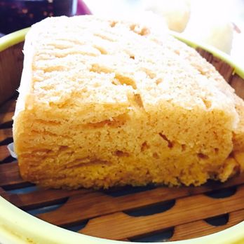 Tea Cup Cafe - Cantonese sponge cake (Mara cake) 馬拉糕 - Dim Sum Near Me - Sacramento, California
