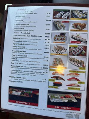 Menu photo 4 Oh Sushi Richland, WA