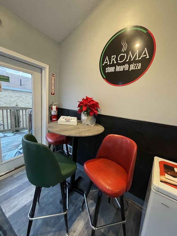 Aroma Stone Hearth Pizza Logo