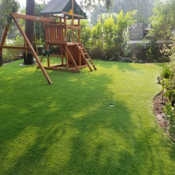 Greenview Turf - Sherman oaks installation 2,000sqft 
Releveled area, new drains installed and stone path
Pic 2
Completely installed in 2 days! - Artificial Turf Near Me - Northridge, California
