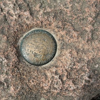 Cadillac Mountain - Marker of the highest point in the east - Parks Near Me - Bar Harbor, Maine