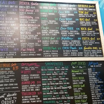 Playa Bowls - Menu - Juice Bars & Smoothies Near Me - New York, New York Playa Bowls - Menu - Juice Bars & Smoothies Near Me - New York, New York